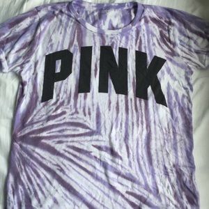 PINK tie-die shirt